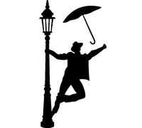 Sticker Singing in the rain