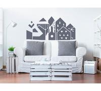 Sticker Skyline Abstrait - Nombreuses tailles et couleurs disponibles