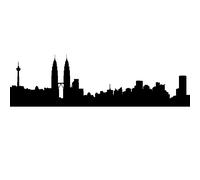 Sticker Skyline Kuala Lumpur