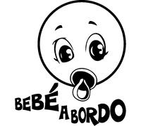 Sticker Smiley Bebé a bordo