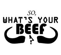 Sticker So, what's your beef