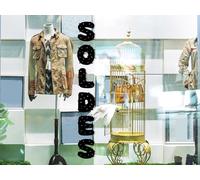 Sticker Soldes Cactus Vertical - Nombreuses tailles et couleurs disponibles