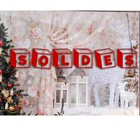 Sticker Soldes Cubes - Nombreuses tailles et couleurs disponibles