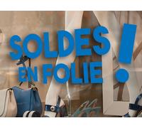 Sticker Soldes en Folies 2 - Nombreuses tailles et couleurs disponibles