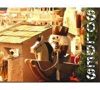 Sticker Soldes Sucre d'orge vertical - Nombreuses tailles et couleurs disponibles