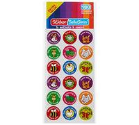 Sticker Solutions Lot de 180 Mini-autocollants de Récompense Carrés