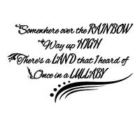 Sticker Somewhere over the rainbow