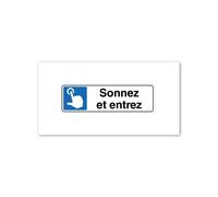 Sticker Sonnez Et Entrez Autocollant - Z328