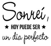 Sticker Sonrisa para un día perfecto...