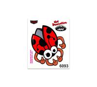 Sticker standard coccinelle fuck 10x12cm