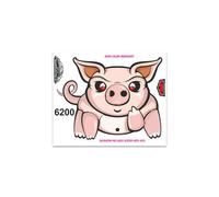 Sticker Standard Cochon de lait Fuck 10x12cm