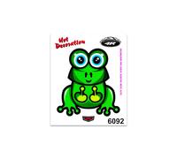 Sticker Standard Grenouille Fuck 10x12cm