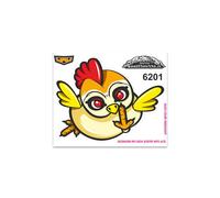 Sticker Standard Poulet Fuck 10x12cm