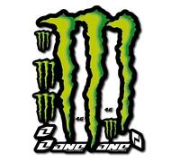 Sticker Sticker Monster Energy - Stickers moto - autocollants pour quad - motocross - pour motos, voitures, casques, ordinateurs portables et autres objets (46)