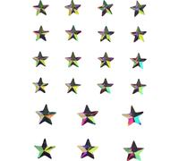 Sticker Strass En Acrylique Etoile 22 Pièces