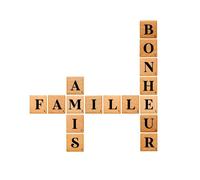 Sticker Style Scrabble - Dimensions : 56,5 x 57,5 cm