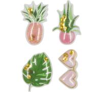 Sticker Summer 3d Sequin 4 Pièces