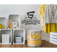 Sticker Super Hero Mom - Nombreuses tailles et couleurs disponibles