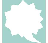 Sticker tableau blanc bulle de parole I