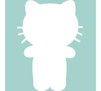 Sticker tableau blanc Caricature chaton