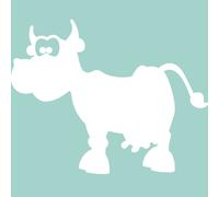 Sticker tableau blanc Caricature d'une vache