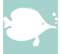 Sticker tableau blanc Caricature poisson