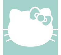 Sticker tableau blanc Chaton avec un nœud papillon