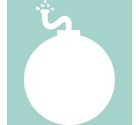 Sticker tableau blanc Design bombe