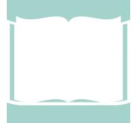 Sticker tableau blanc Design livre