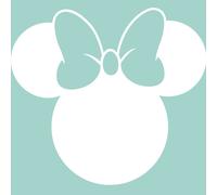 Sticker tableau blanc Souris avec un nœud papillon