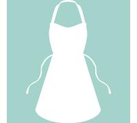Sticker tableau blanc Tablier de cuisinier