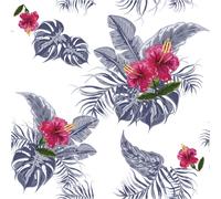 Sticker tapisserie tropicale Sarapiqui