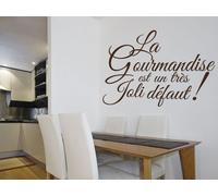 Sticker Texte Cuisine Gourmandise - Nombreuses tailles et couleurs disponibles