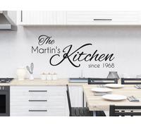 Sticker Texte Cuisine Personnalisé - Nombreuses tailles et couleurs disponibles