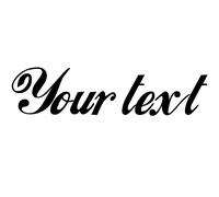 Sticker Texte Personnalisable vintage 1950’s