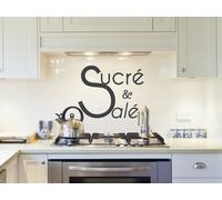 Sticker Texte Sucré & Salé - Nombreuses tailles et couleurs disponibles