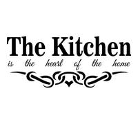 Sticker The kitchen is the heart of the home