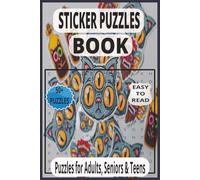 Sticker-Themed Word Puzzles: Greatness & Massive Wonders | 6x9 Inch Book, 110 Pages, 55 Puzzles - Thoughtful Gift for Vacations, Holidays & Kids Entertainment
