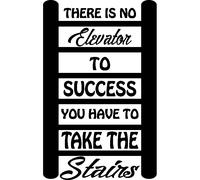 Sticker There is elevator to success