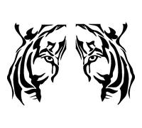 Sticker tigre tête