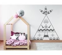 Sticker Tipi Boho - Nombreuses tailles et couleurs disponibles