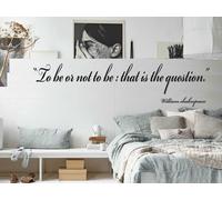 Sticker To be or not to be Shakespeare - Nombreuses tailles et couleurs disponibles