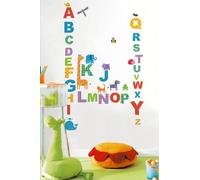 Sticker Toise pour enfants avec alphabet et animaux