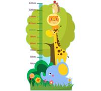 Sticker toise tourelle d'animaux africain
