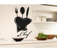 Sticker Toque de Chef - Nombreuses tailles et couleurs disponibles