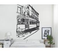 Sticker Tramway - Nombreuses tailles et couleurs disponibles
