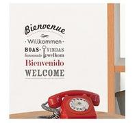 Draeger Paris - Sticker Transfert Bienvenue Welcome