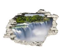 Sticker trompe l'oeil cascades les chutes du Niagara
