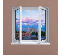 Sticker trompe l'oeil Istanbul paysage