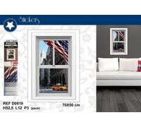 Sticker Trompe L'oeil New York Drapeau